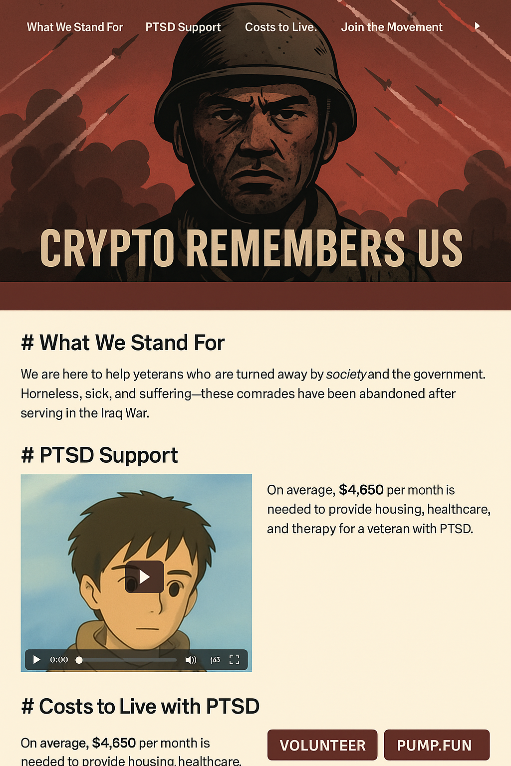 Crypto Remembers Us Banner